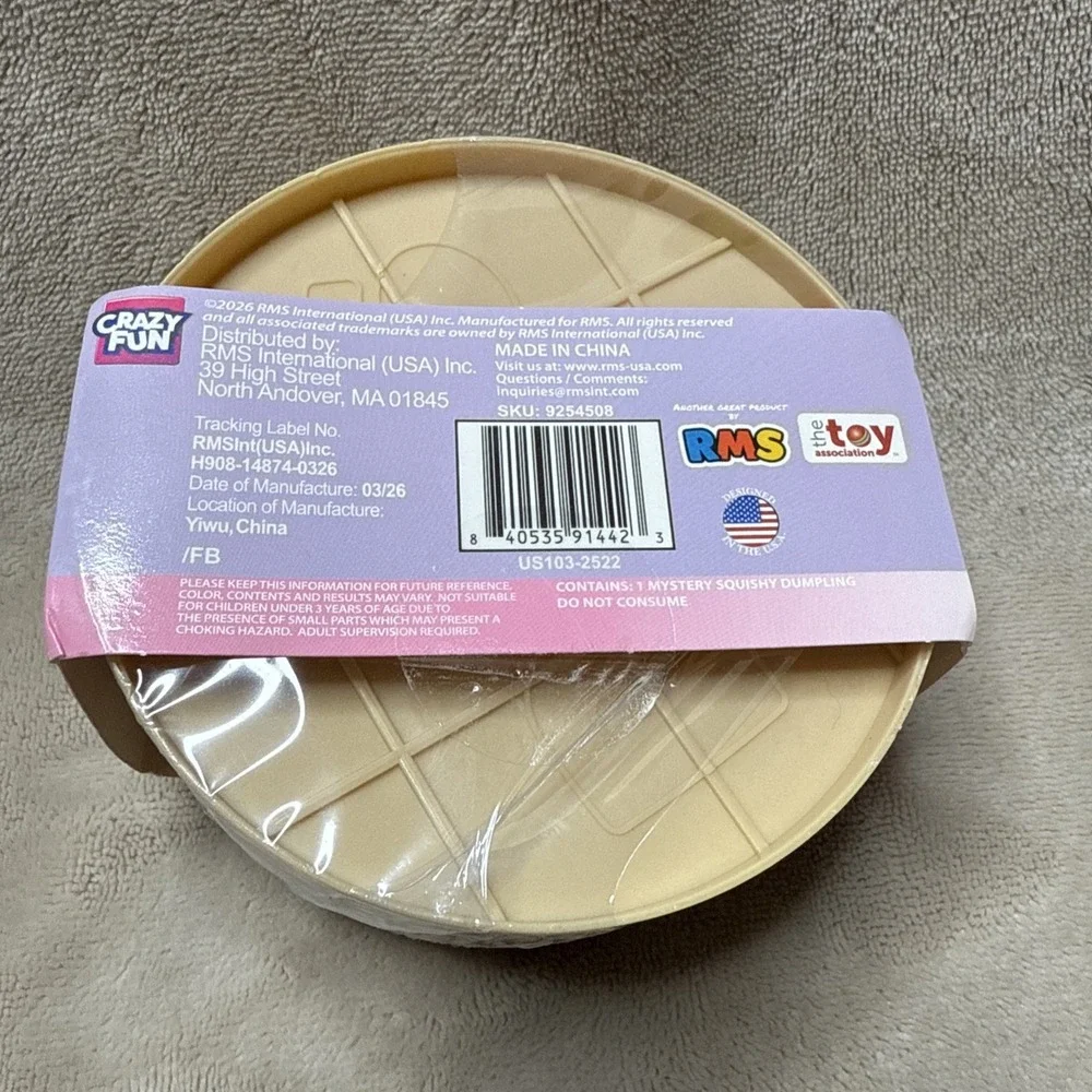 RMS Crazy Fun Pink Holographic Mystery Dumpling Cherry Blossom Scented Authentic